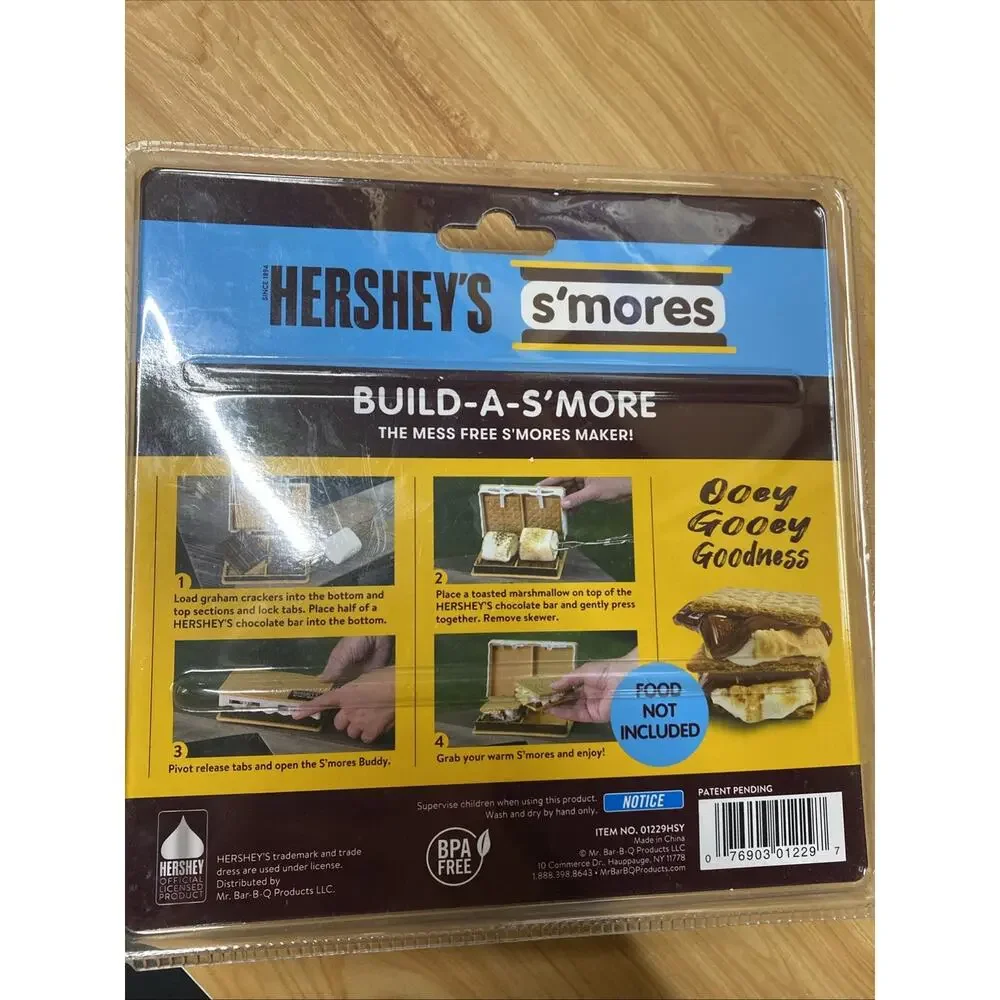 Hershey's Chocolate S'mores Buddy Brand New Smore Camping Cooking Kit Outdoors